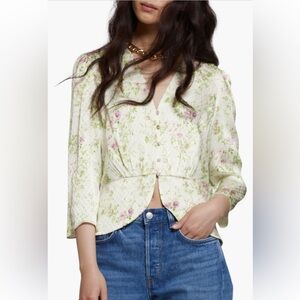 & Other Stories Floral Blouse